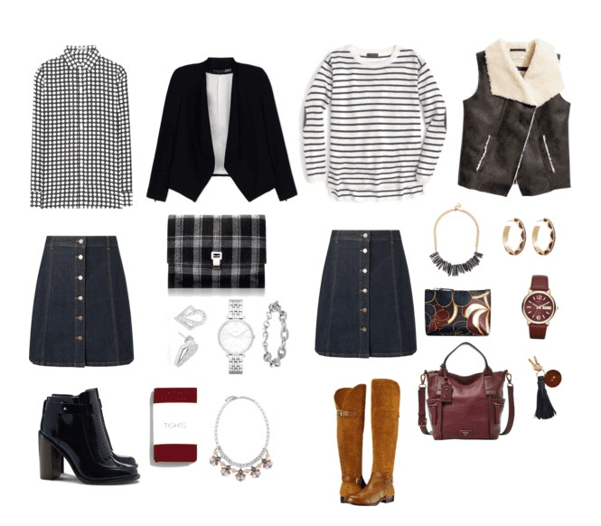 One Item, Two Stylists – Button Front Denim Skirt