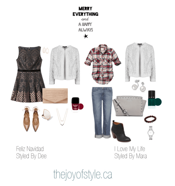 One Item, Two Stylists – Sequinned Cardigan