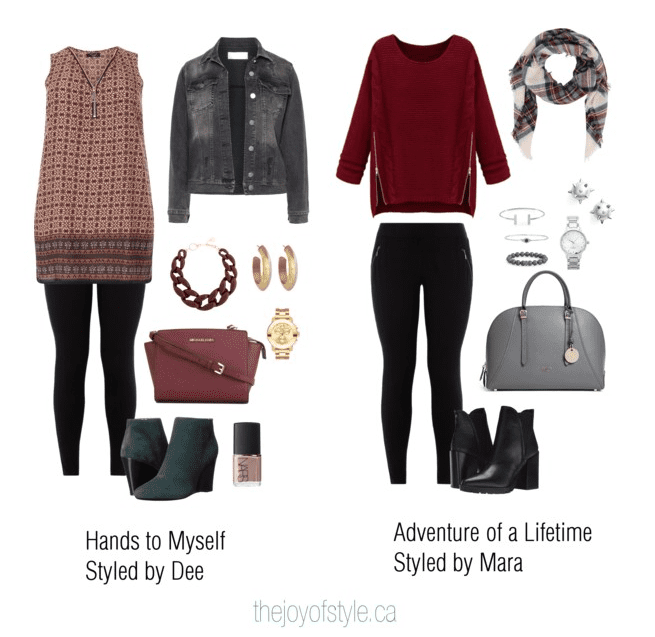 Leggings – One Item, Two Stylists