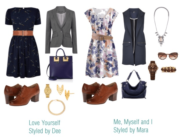 Oxford Shoes – One Item, Two Stylists