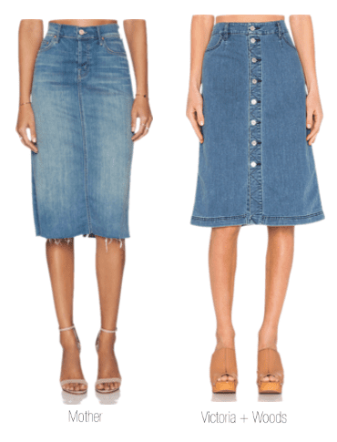 A Denim Skirt Can Be a Summertime Star